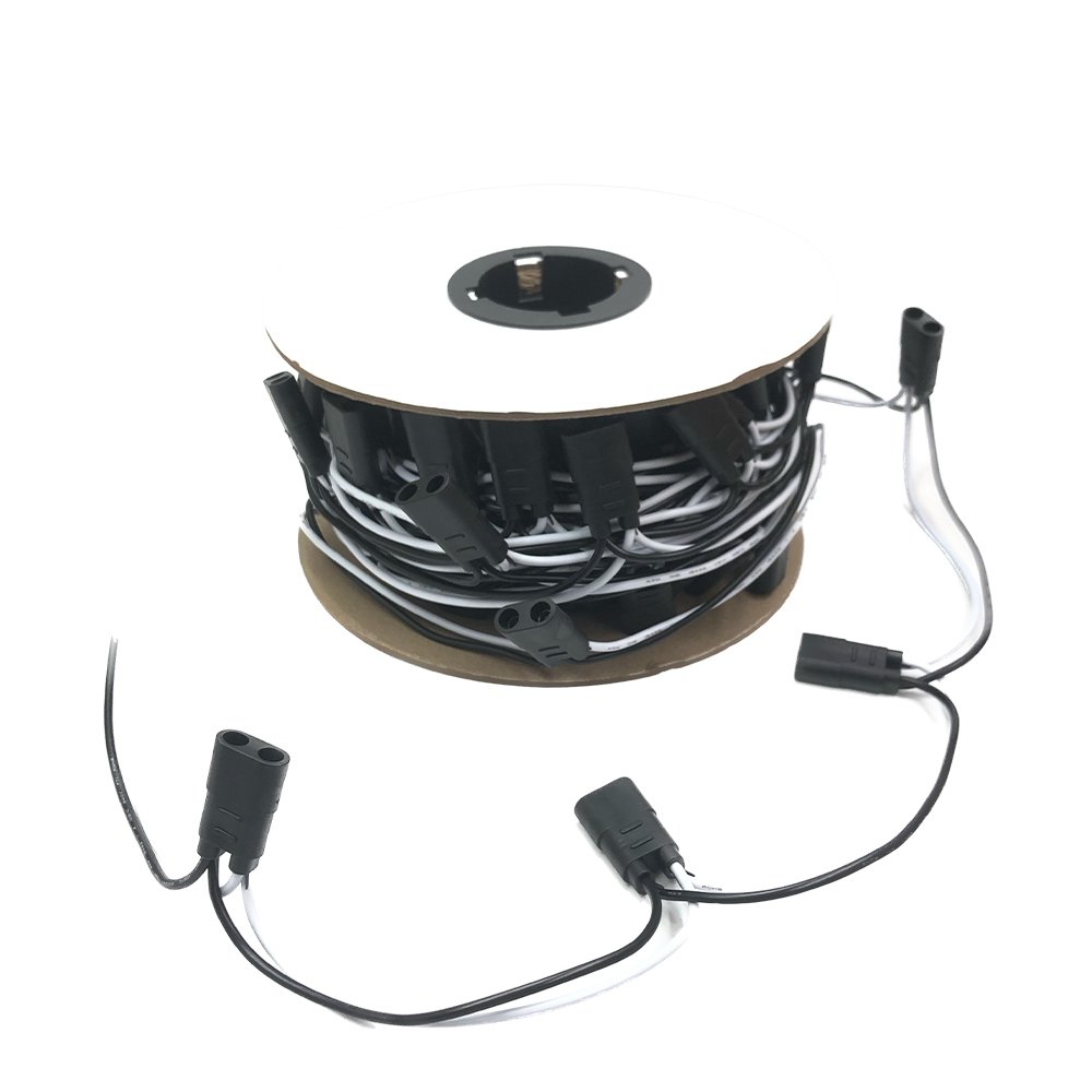 aftermarket parts double female bullet plug wire harness with customized spacing for Side Marker Light Trucks Trailers