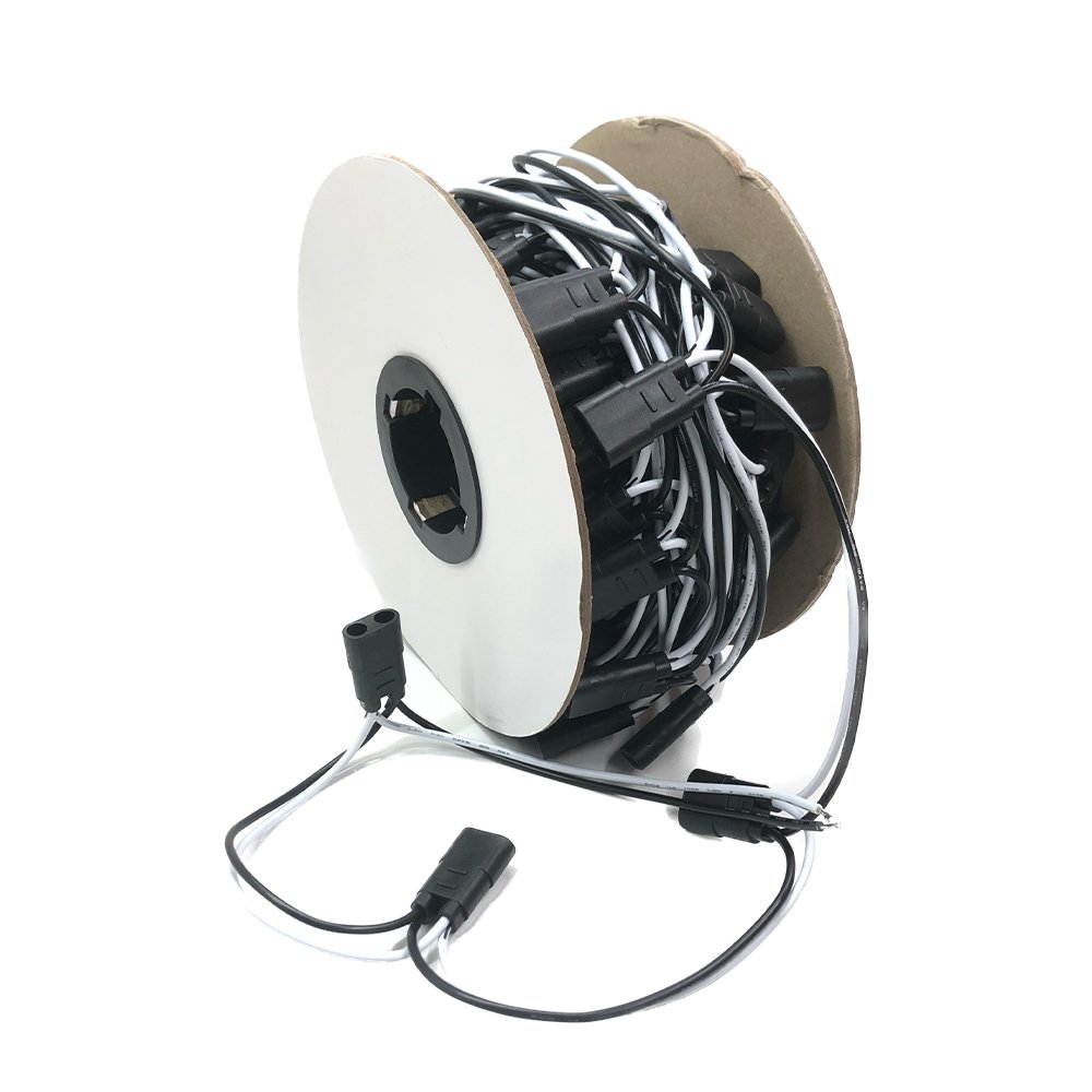 aftermarket parts double female bullet plug wire harness with customized spacing for Side Marker Light Trucks Trailers