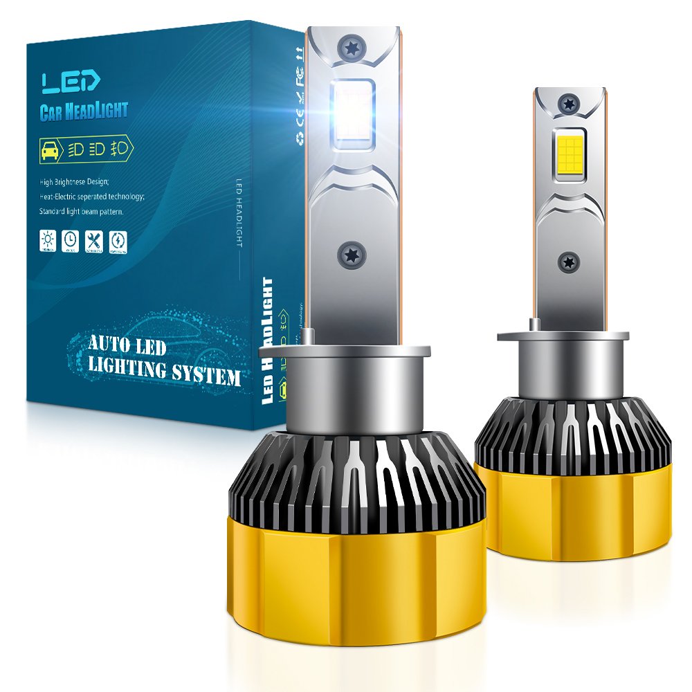 6500K H7 Led Headlight Bulb H1 H3 H8 H9 H11 H16 H18 9005 9006 9012 H4 H19 Auto Fog Light With Canbus