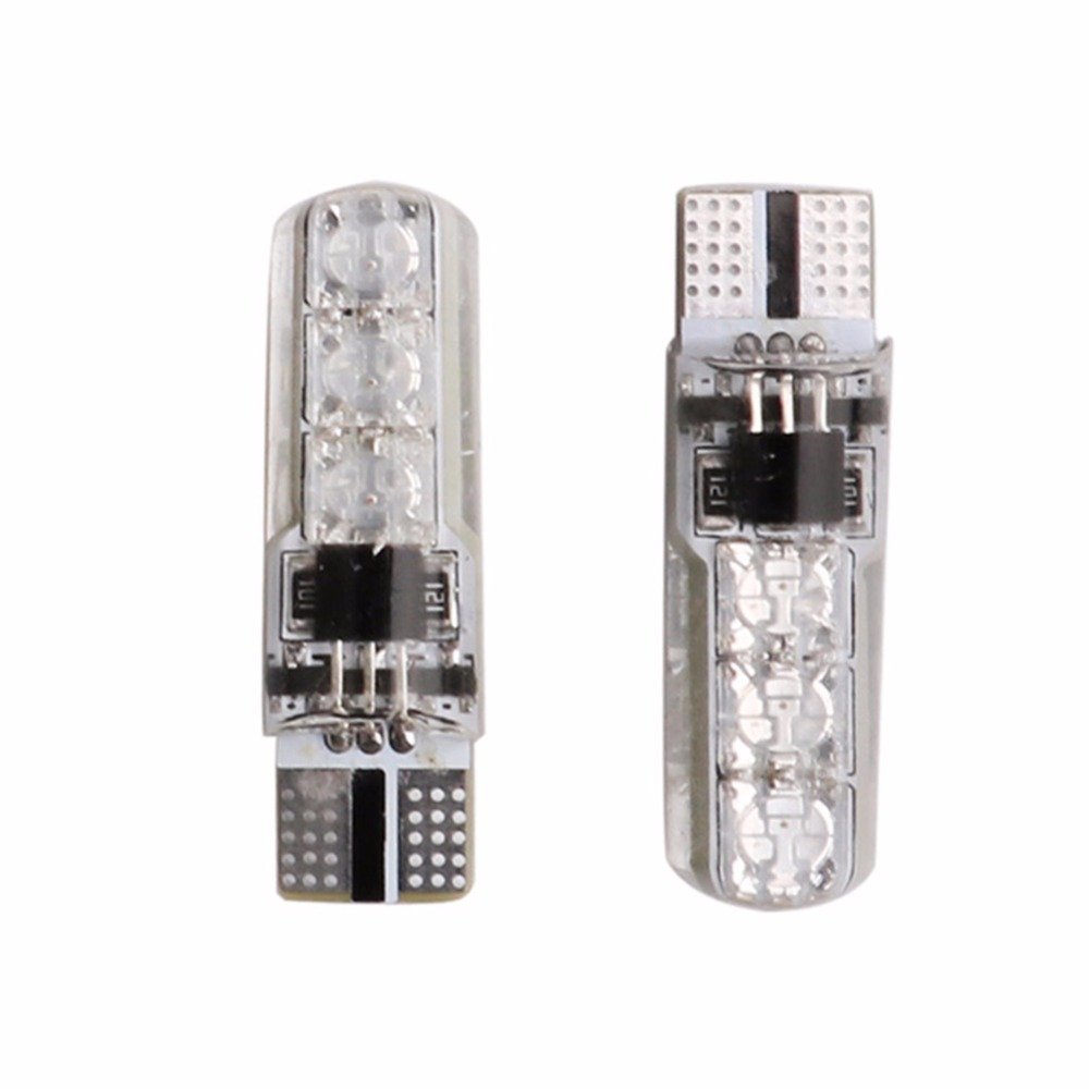 Car Signal Lights T10 w5w Led Bulb 12V Auto Interior Light Led Lamps Bulbs For Car Clearance RGB With Remote Control