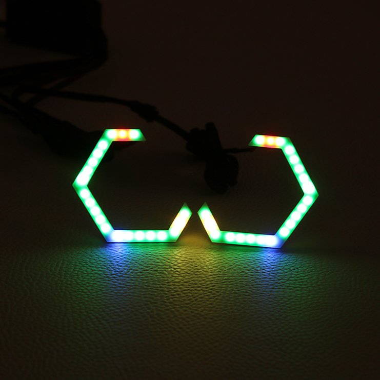 80mm led hex halos for car headlights Others Car Light Accessories for headlights