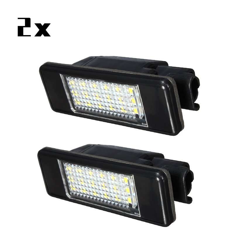 18 LED Car Rear SMD License Number Plate Light Lamp 6000K For Peugeot 106 207 307 308 406 407 508 For CITROEN C5 C6 C8