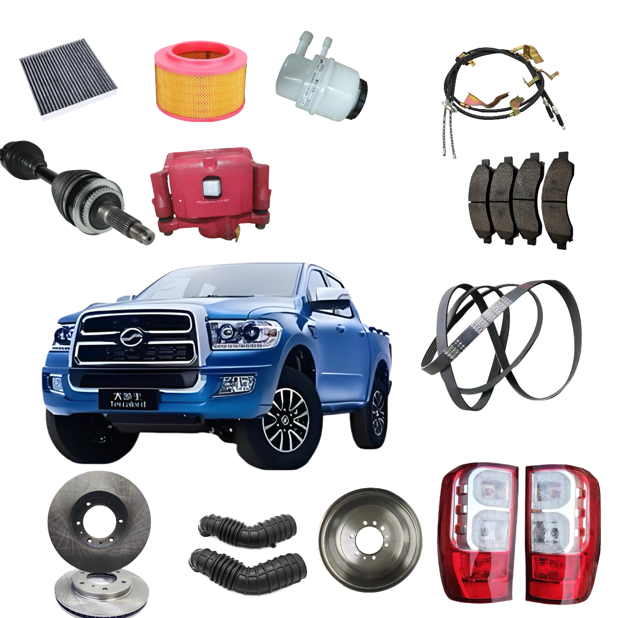 Wholesale Car Spare Part Other Auto Parts Oem Manufacturer commonly accessories parts ZX AUTO Terralord Pickup