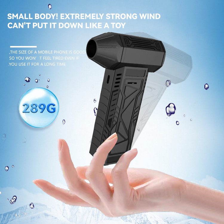 130000rpm Mini Compressed Air Duster Portable Handheld Fan Electric Mini Jet Turbo Fan