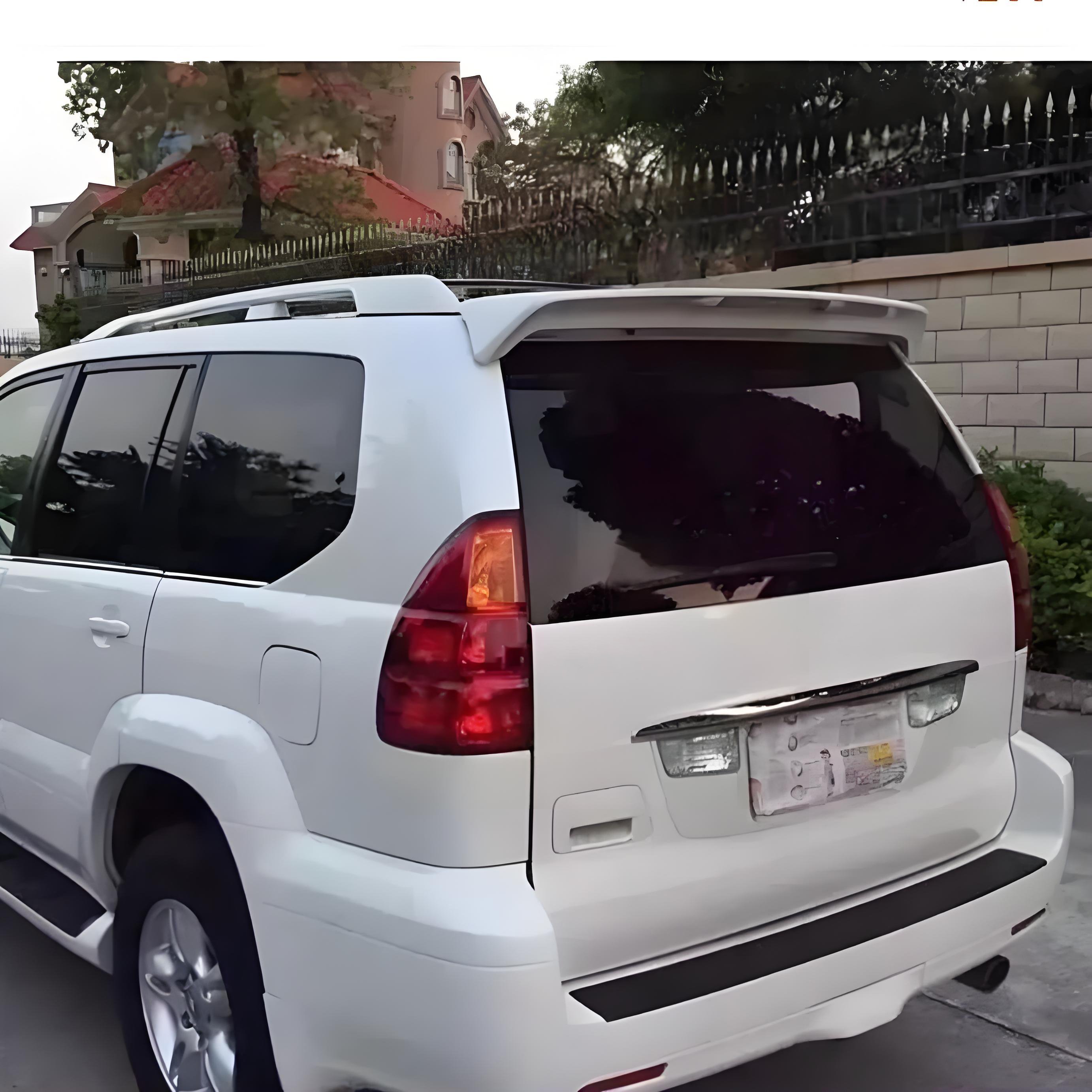 YC High Quality Abs Material Car Spoilers Rear Spoiler With Light For Lexus GX 2004 2005 2006 2007 2008 2009