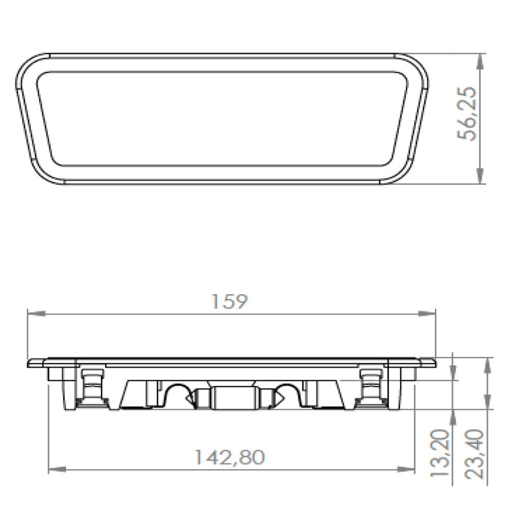 Vehicle Auto Interior Lights Factory High Quality For Opel Vectra A, Corsa C02, Astra G/98 - Ceiling Lamp 90460774