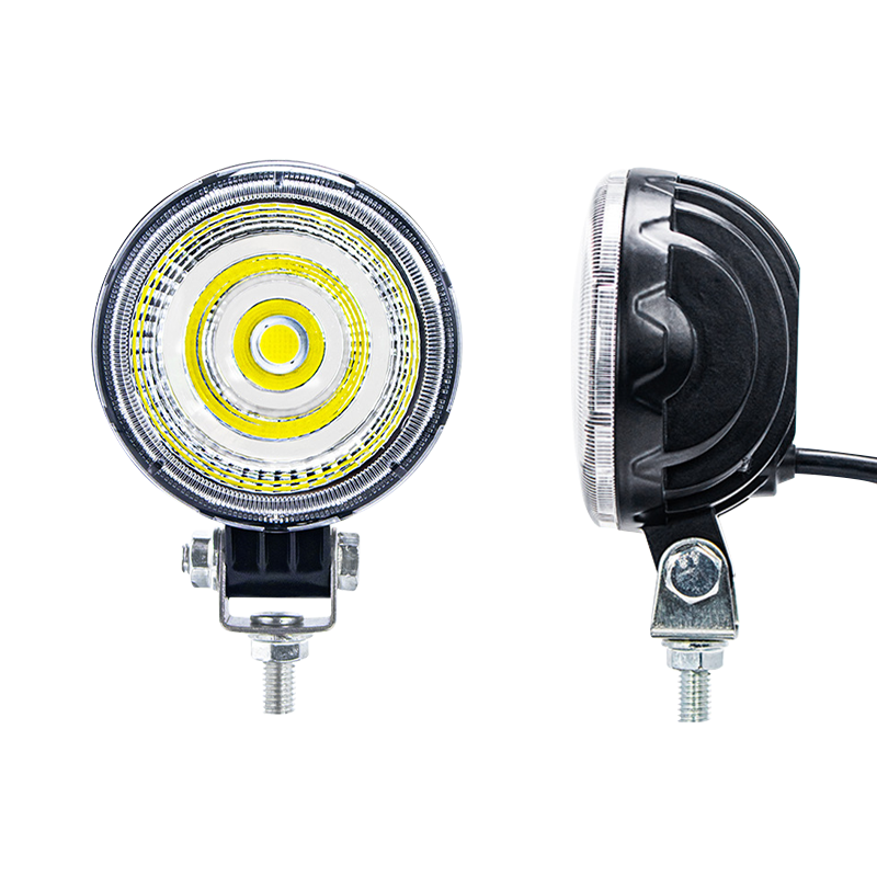 18w Led Work Lamp Round Fog Lights 12-80v Cob Led Headlight Waterproof White Auto Truck Led Reversing Lights Trailer Side Lights