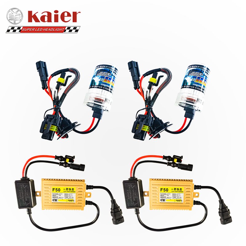 kaier hid xenon bulbs d1 d2 h4 h7 h11 55w 5000lm 6000k headlight xenon lamp LED HAED LAMP car Headlights