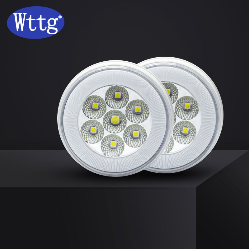 4.5W Electric Light Truck Round Led Lights for Trucks and Trailer Two Color Volvo Truck Parts Side Marker Light
