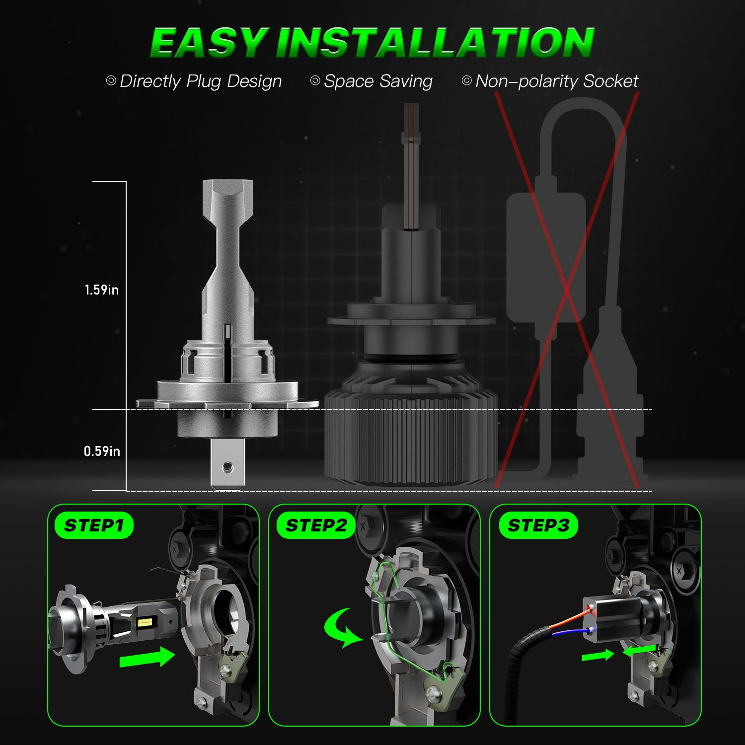 Fateeye High Power Others Car Light Accessories Car Led Headlight 70w 20000lm Led Headlight For Car