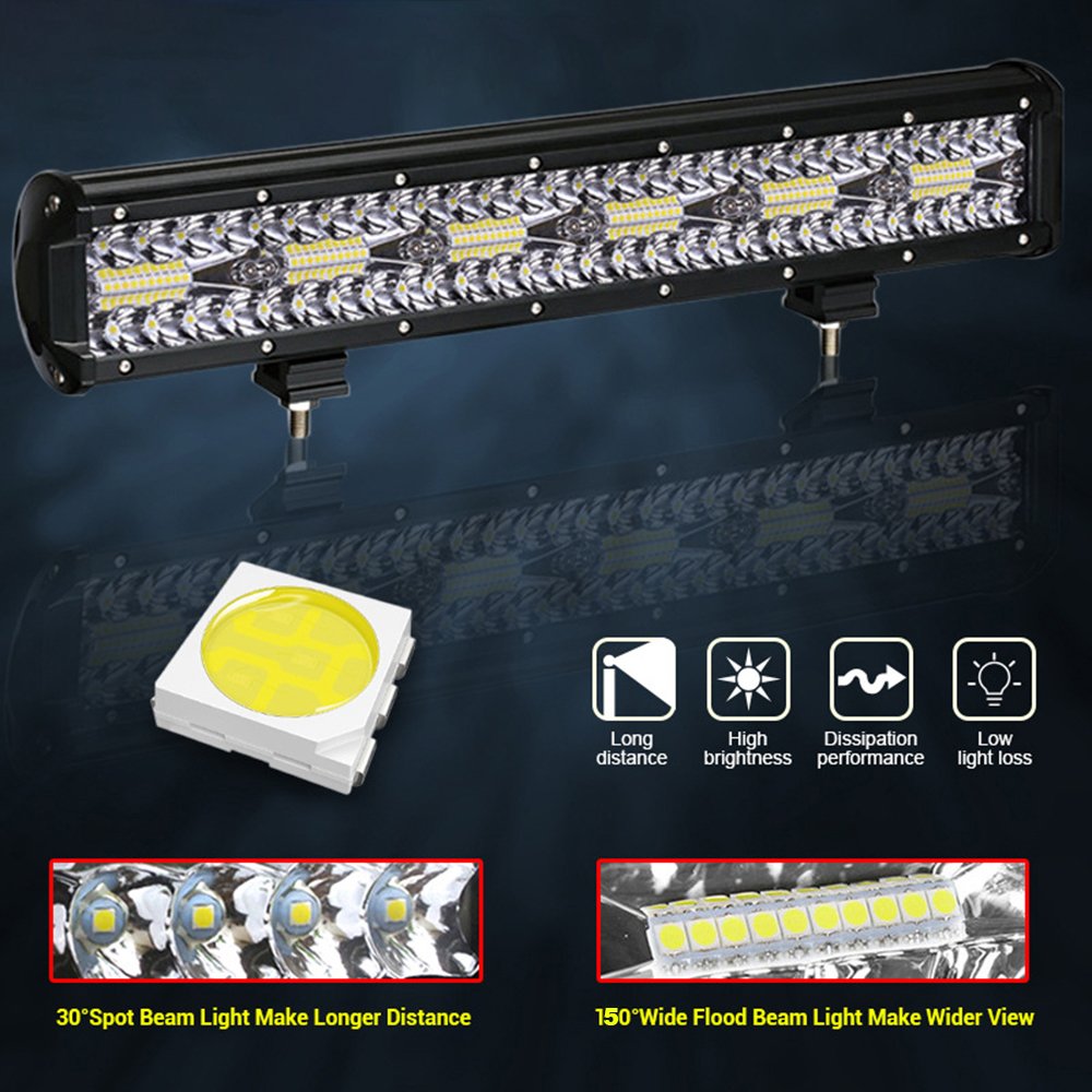 LED Work Light Bar 12V 24V Offroad Spot Flood Combo Beam LED Bar Work Light For SUV UTV Lada Niva 4x4 Truck Boat Car Accessories