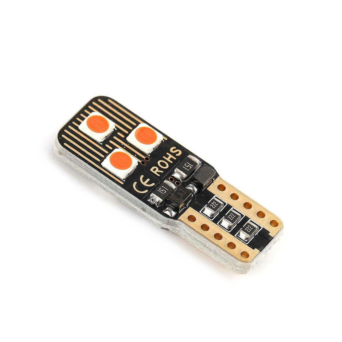 X-7SEVEN T10 Red Circuit Board Car LED Dome Light Interior 194 168 W5W LED License Plate Interior Wedge Light Bulbs