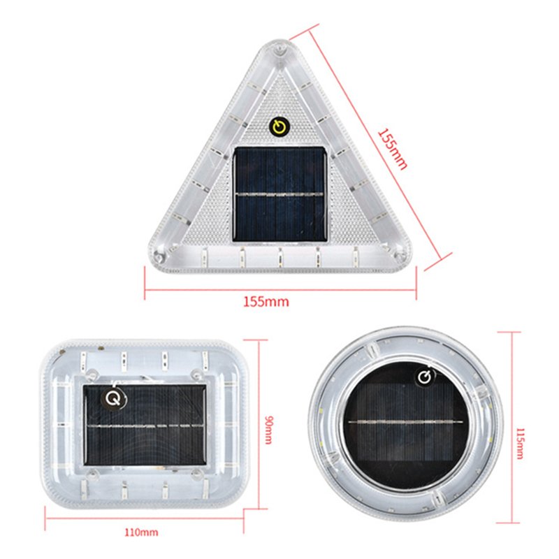 Automotive accessory lighting LED solar strobe work light flashing safety warning multiple specifications truck side tail lights