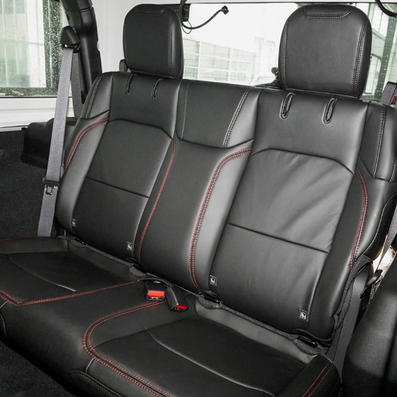 Custom Fit Car Accessories Seat Covers for 5 Seats Full Set Genuine Leather Middle Part for Jeep Grand Cherokee Compass Wrangler