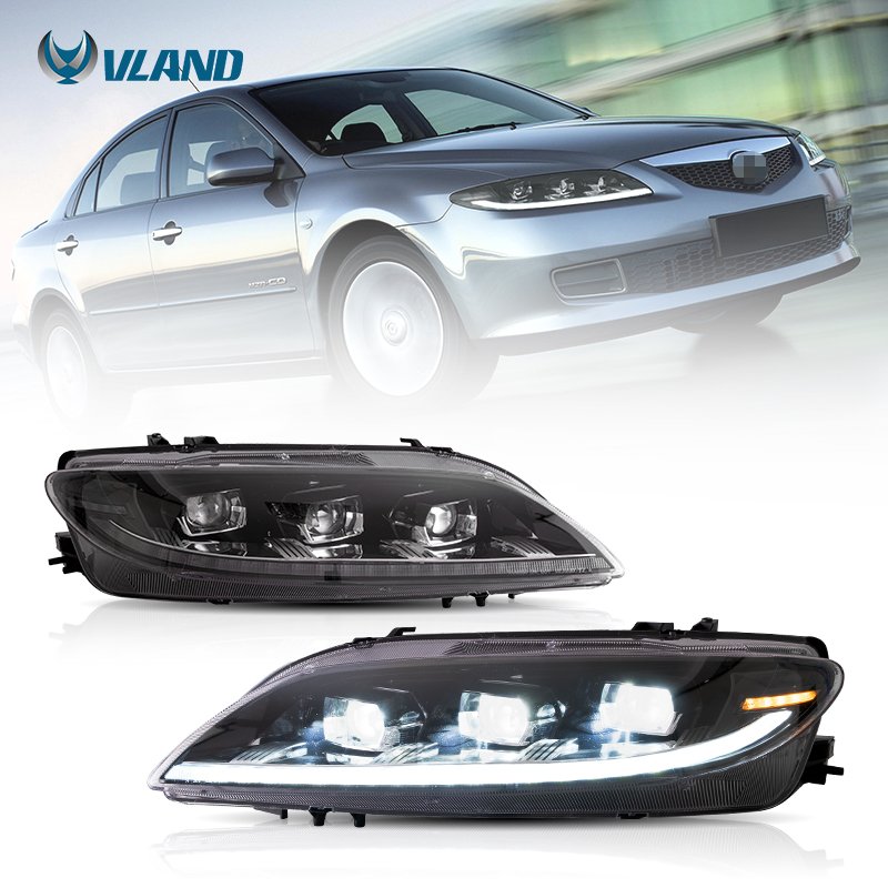 VLAND Factory Other Headlights GGI 2003-2015 LED Others Car Light Accessories Auto Lighting Systems Parts Head Lamp For Mazda 6