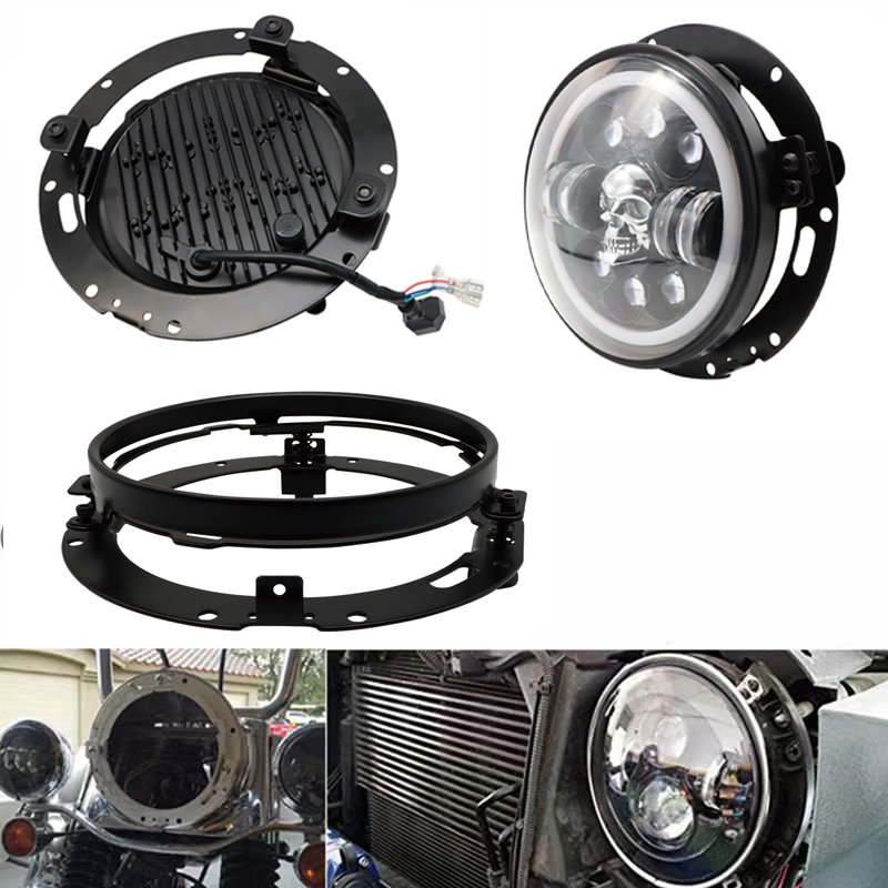 Others Car Light Accessories 7'' led headlights bracket for led motorcycle headlight mounting bracket for harleys jeep Wrangler