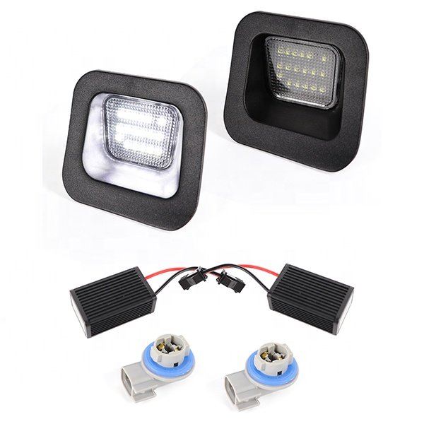 Auto parts accessories LED Mirror Puddle License Plate number Lights for Dodge Ram 1500 2500 3500 classic vehicle tail lamps