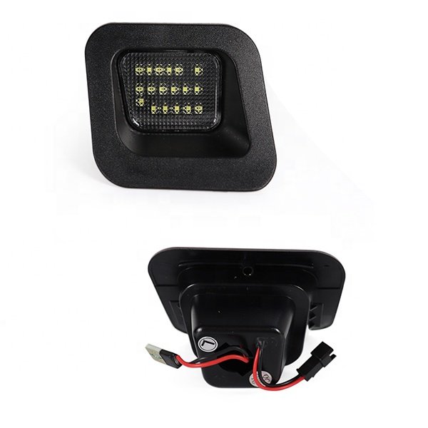 Auto parts accessories LED Mirror Puddle License Plate number Lights for Dodge Ram 1500 2500 3500 classic vehicle tail lamps