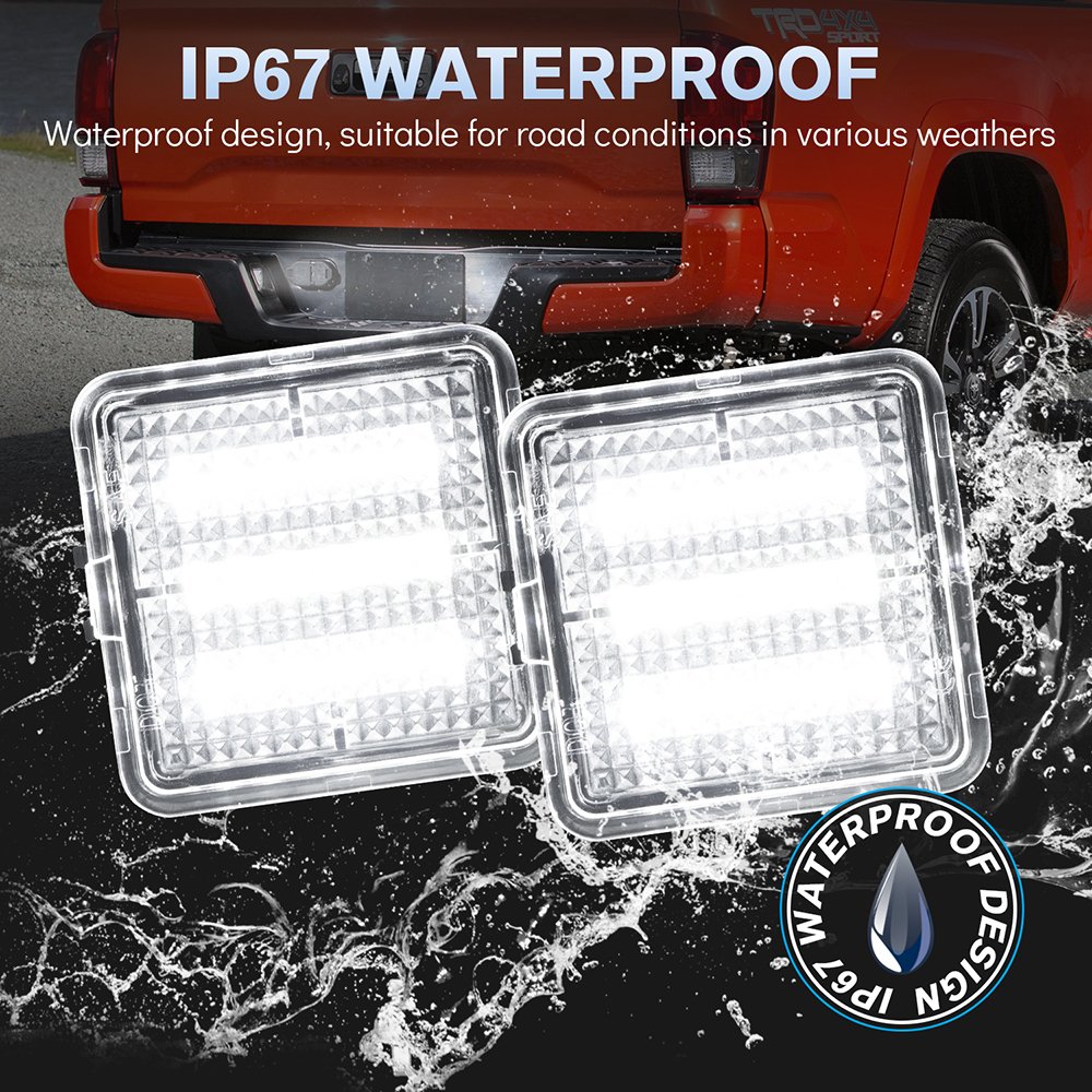12V OEM-Fit Full LED License Plate Light Kit for Toyota Tundra Tacoma 2014 Car Accessories