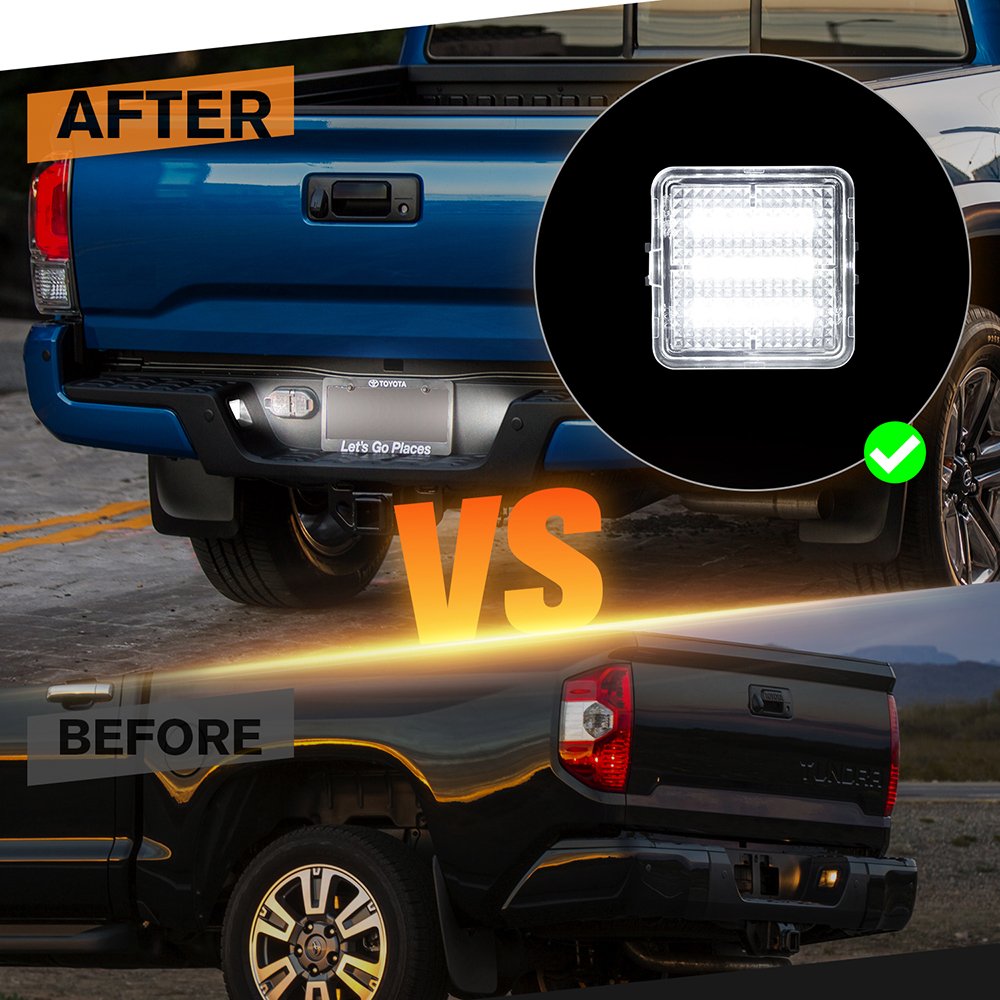 12V OEM-Fit Full LED License Plate Light Kit for Toyota Tundra Tacoma 2014 Car Accessories