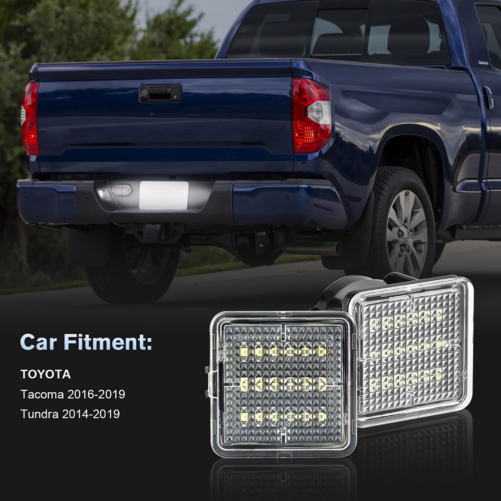 12V OEM-Fit Full LED License Plate Light Kit for Toyota Tundra Tacoma 2014 Car Accessories