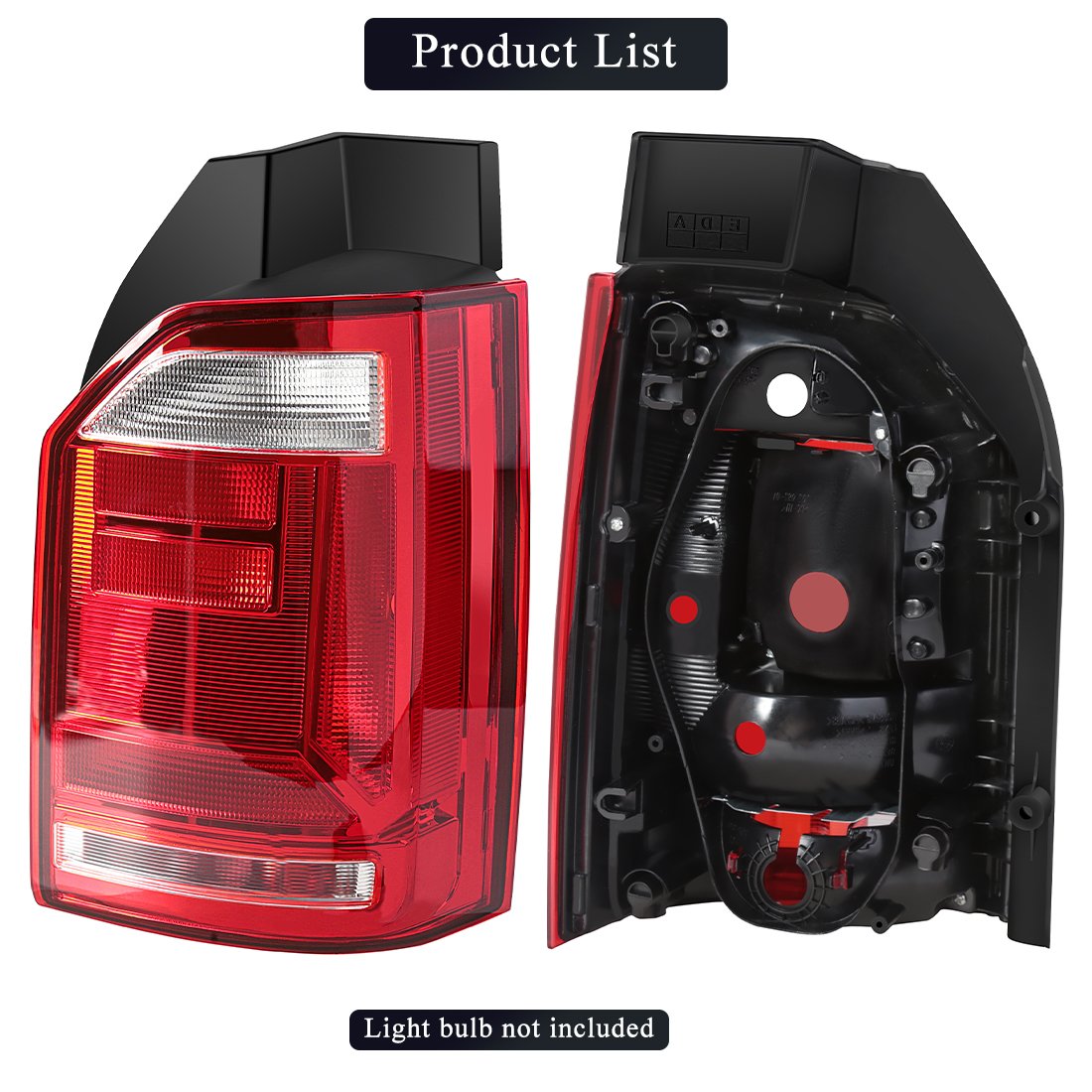 Wholesale LED Car Tail Light Assembly for VW T5 T6 Multivan Transporter 2016 2017 2018 2019 Brake Reverse Signal Lights kits