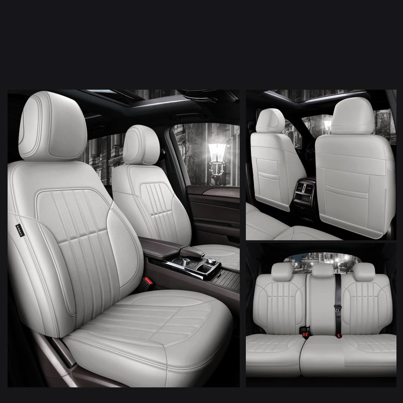 Custom Made for Car Seat Cover for 5 Seats Luxury Genuine Leather Middle Part Original Fit for Mercedes Benz w204 w205 w211 w203