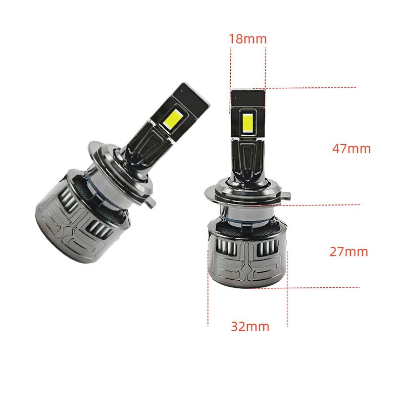IDISON R4 H4 LED Headlamp Car Lighting Accessories 90W 9000LM High-power Double Copper Tube 9005 9006 9012 h7 H11 LED Headlight