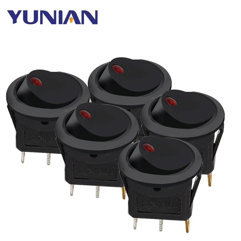 High quality waterproof 12V LED Lights Switch Buttons Push button ON/OFF Truck Automotive Car Accessories