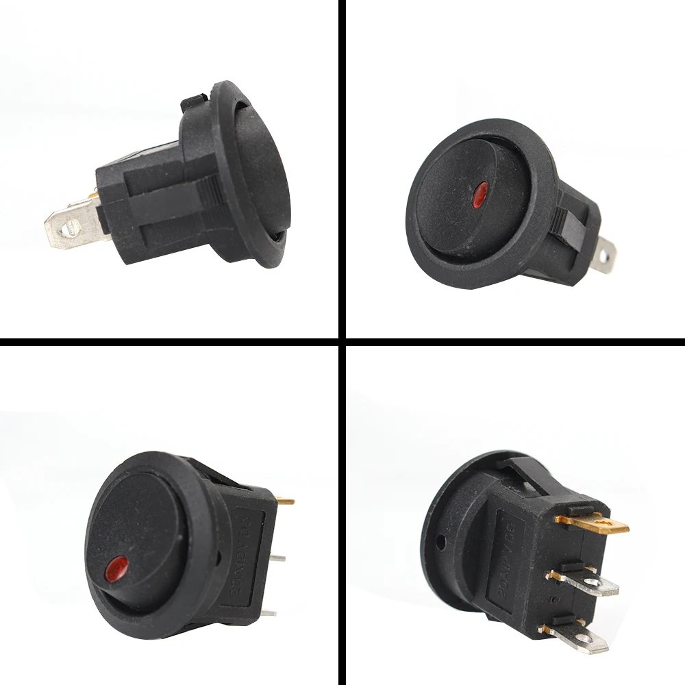 High quality waterproof 12V LED Lights Switch Buttons Push button ON/OFF Truck Automotive Car Accessories