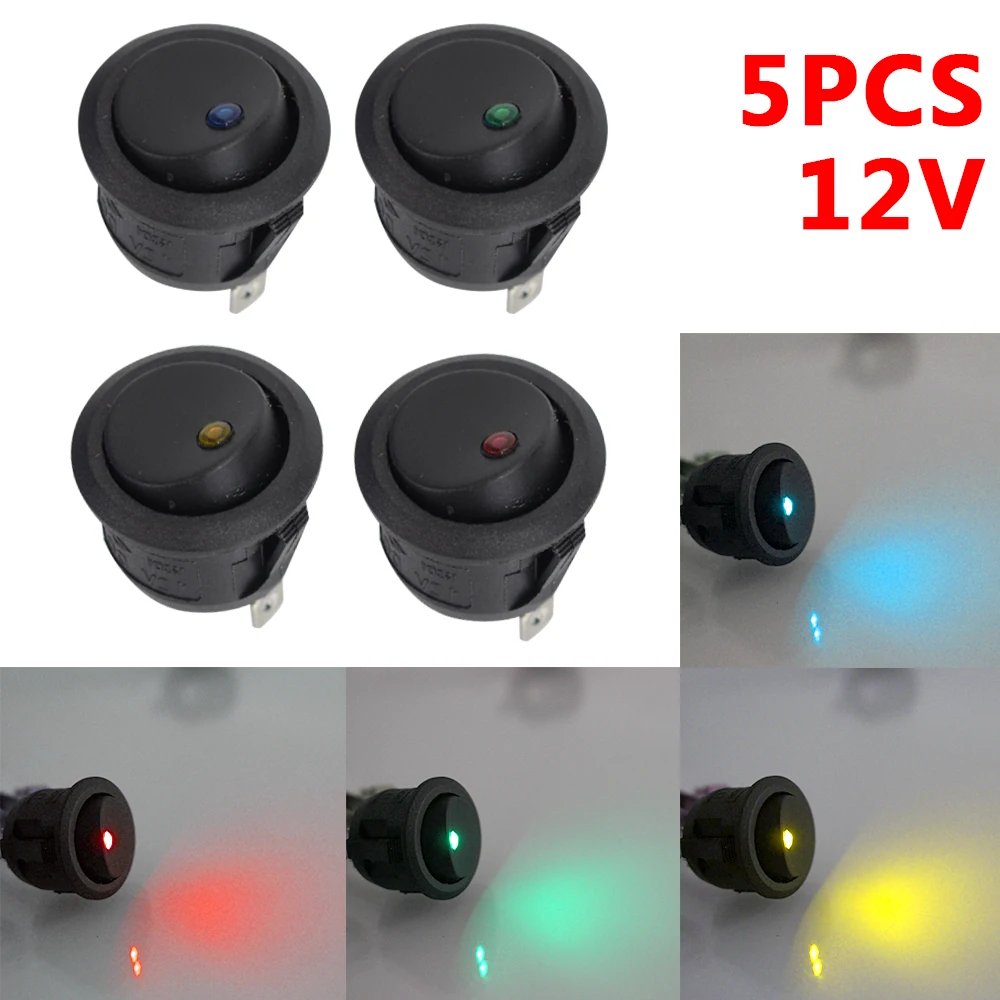 High quality waterproof 12V LED Lights Switch Buttons Push button ON/OFF Truck Automotive Car Accessories