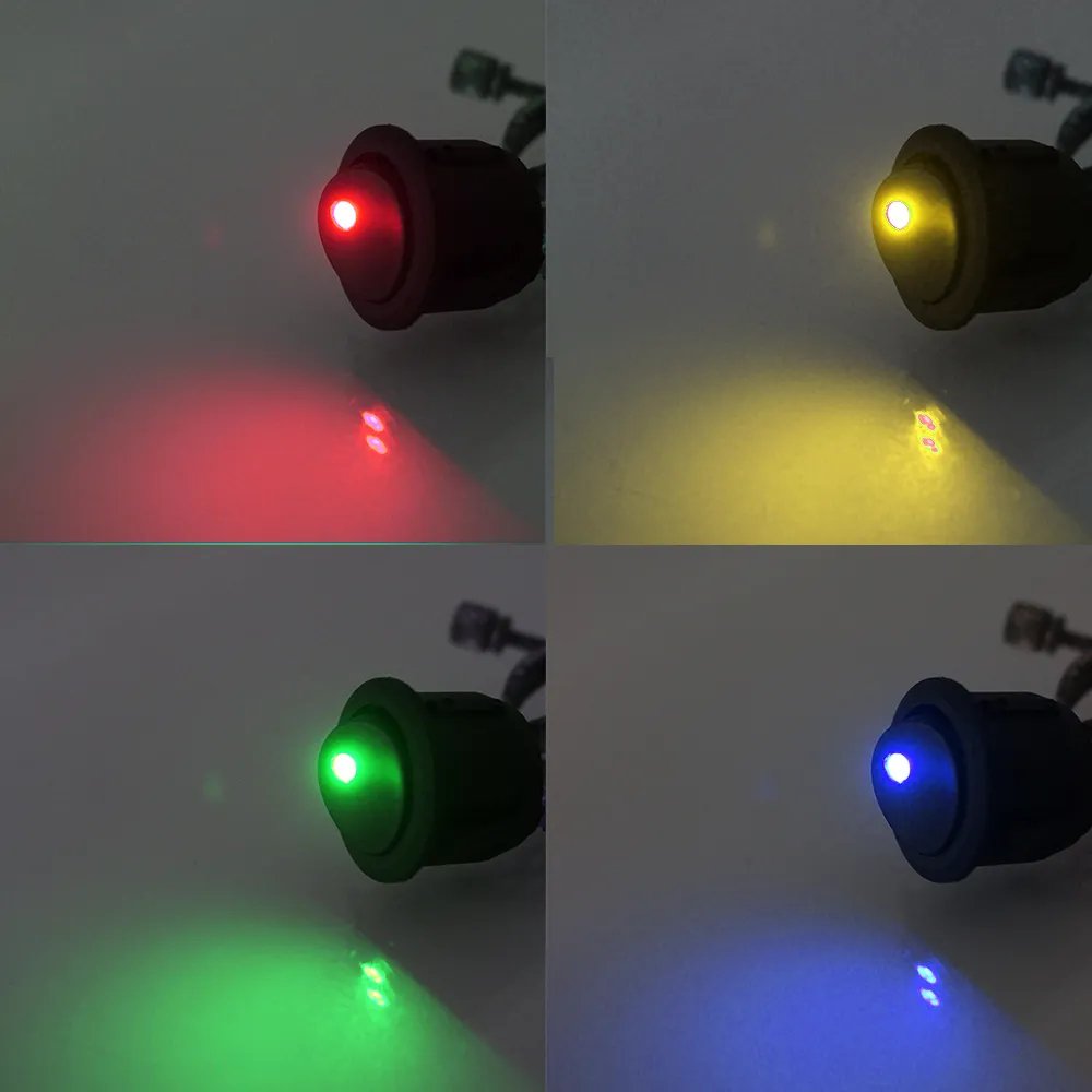 High quality waterproof 12V LED Lights Switch Buttons Push button ON/OFF Truck Automotive Car Accessories