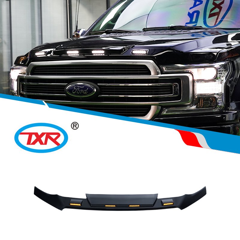 Four Lens Light Bonnet Guard Pickup Truck TXR Other Exterior Accessories Front LED Design Parts for Ford F150 2009-2014