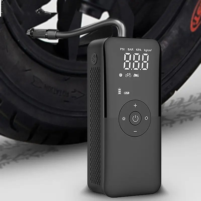 Wholesale Tyre Air Pump Car Tire Accessories 7.4V Portable and Multi-functional Charger and tire Inflators