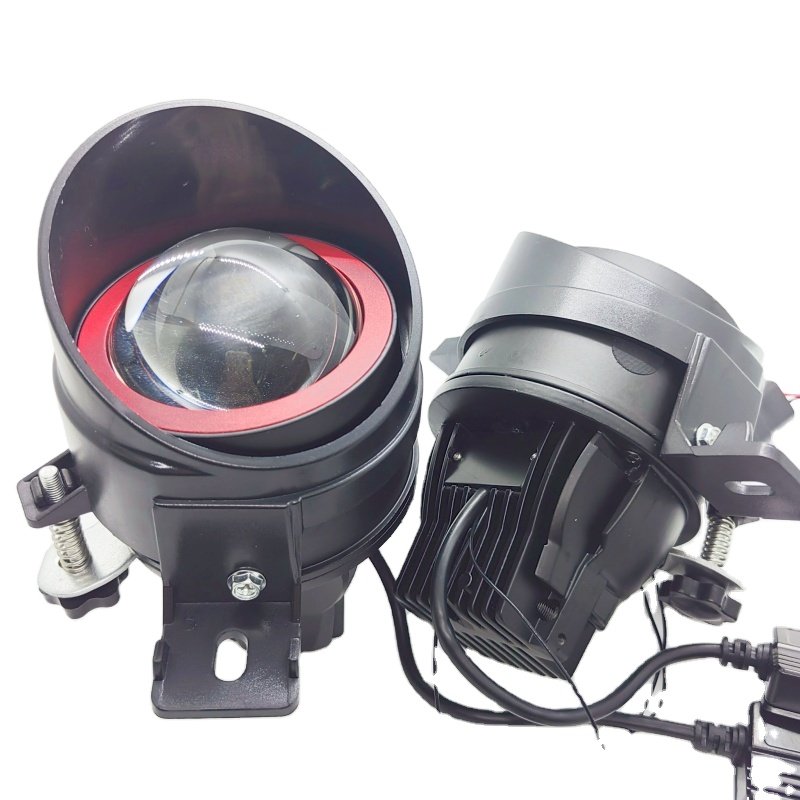 new design led projector headlight three color 70W laser led fog projector lens
