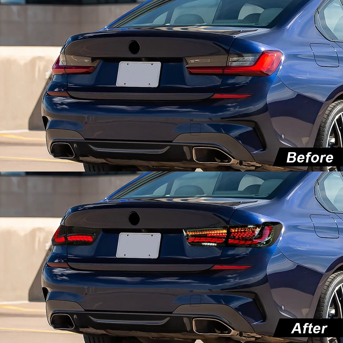 Car LED Tail Light for BMW 3 Series G20 M3 G80 330 340i 320i 325i 2019 2020 2021 2022 Car Lights Dynamic Signal Turn Signals