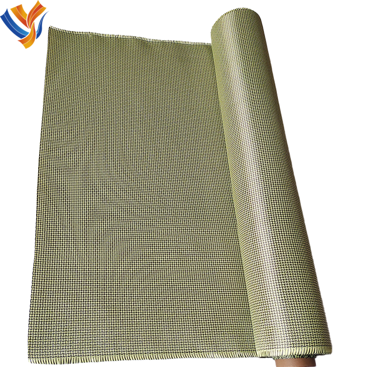 3k 200gsm 1M Wide H Weave Carbon Mixed Fabric I Shape Hybrid Carbon Fiber Fabric Cloth Roll For Modification Decoration
