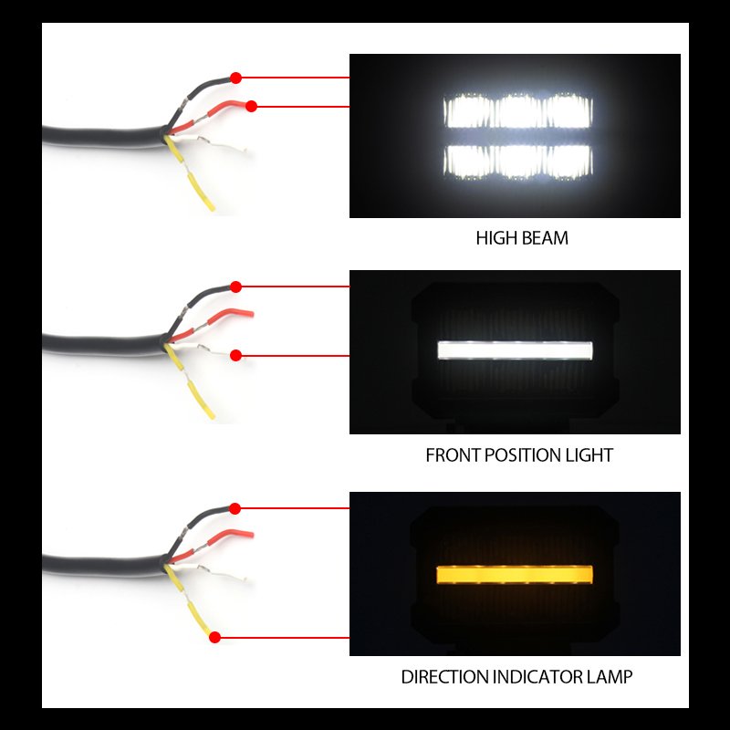 10-30V 25W Led Work Light Off-road Spot Flood others car light accessories off road lights