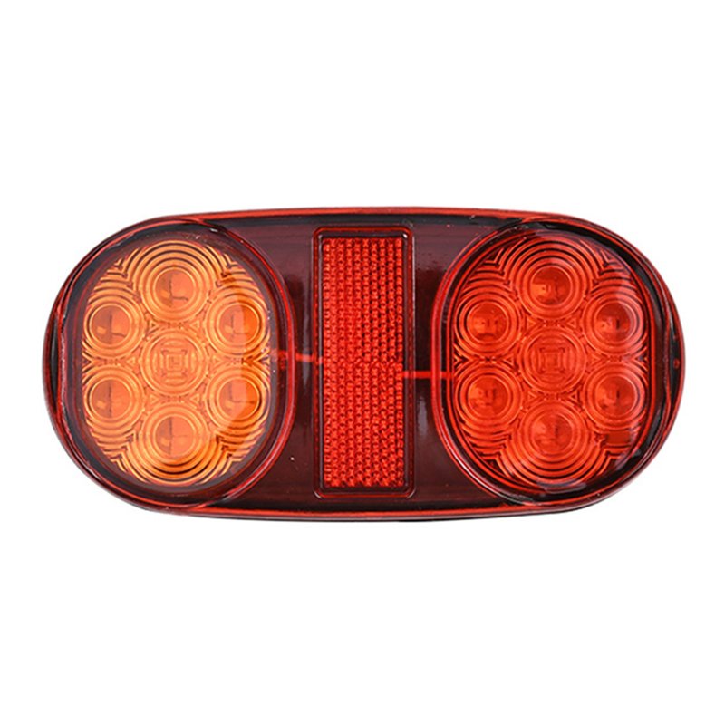 Truck accessories 12V24V oval LED truck side lights, tail lights, yellow and red safety driving signal warning lights
