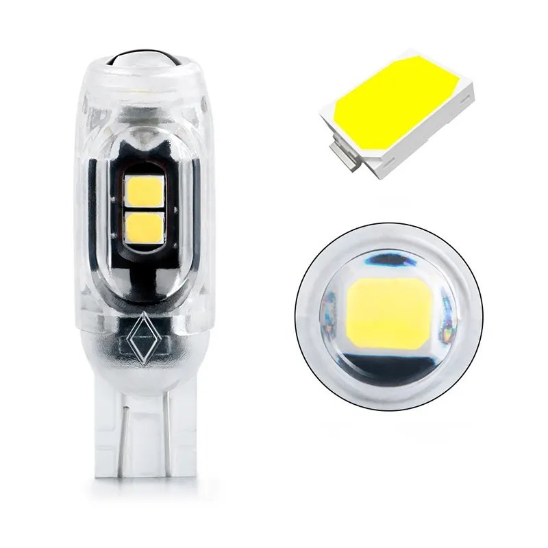 Led Steering Light Bulb License Plate Light T10 2835 3030 5smd LED Highlight 5W5 Non-polar Decoding Small Width Lamp