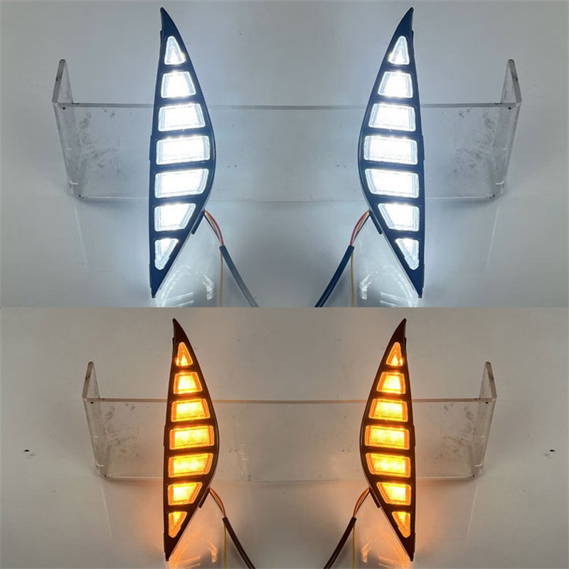 Auto CAR DRL FOR BYD Qin EV 2021 2022 2023 2024 LED Daytime Running fog Light drl driving Turn Signal lamp