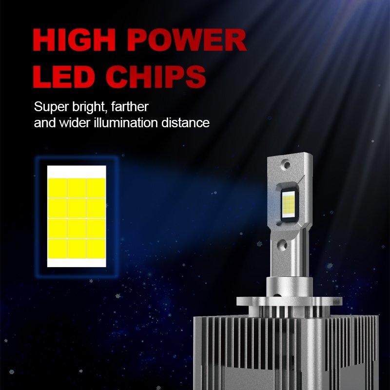 Universal Fitment Daylead OEM LED Headlight Bulbs D Series 10000LM 90W Car Replacement Lamps