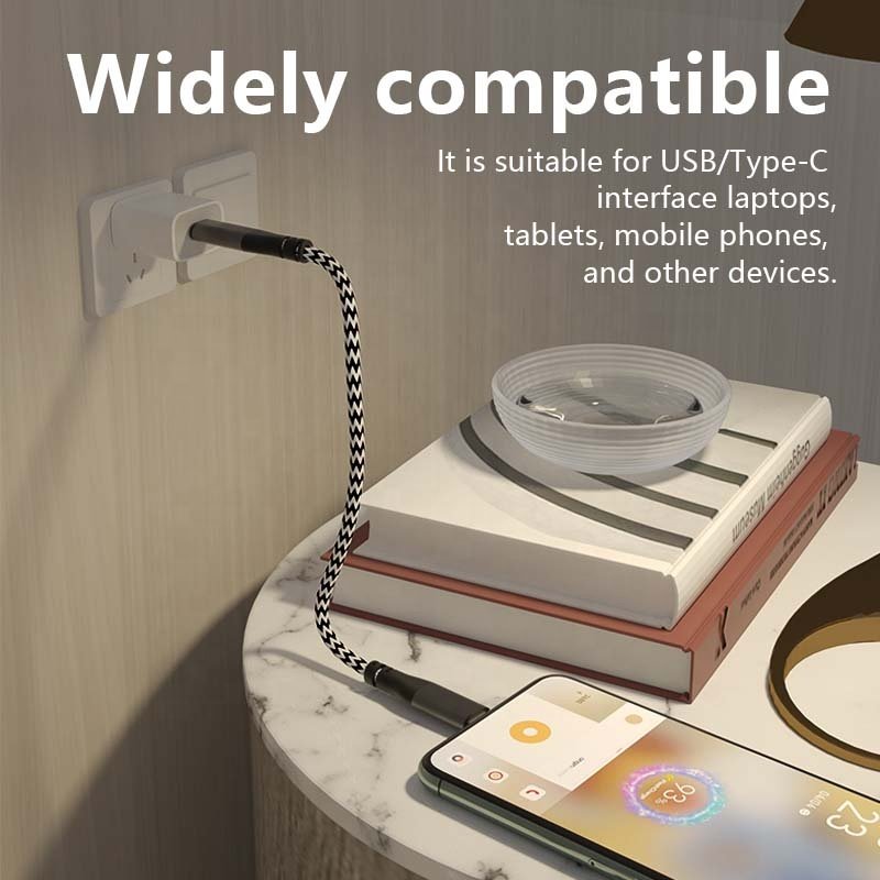 Custom USB 3.2 GEN2 Fast Charging Data cable 65W 25W 100W PD Charger 3A Type C to Type C charge Cable for Mobile Phone