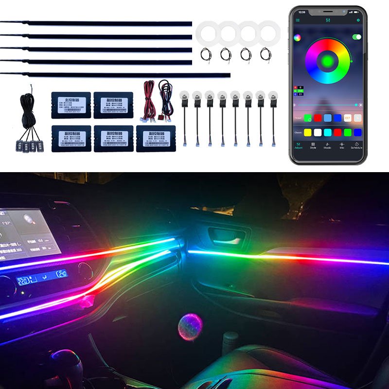 Universal LED Car Atmosphere Other Car Light Accessories acrylic ambient lighting car interior symphony light kit