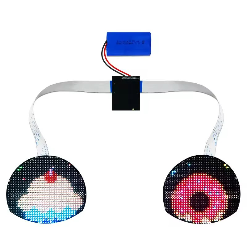 Eye Winking eye led display 32*24 dots full color led luminous screen APP control animated Car Turning Lights LED