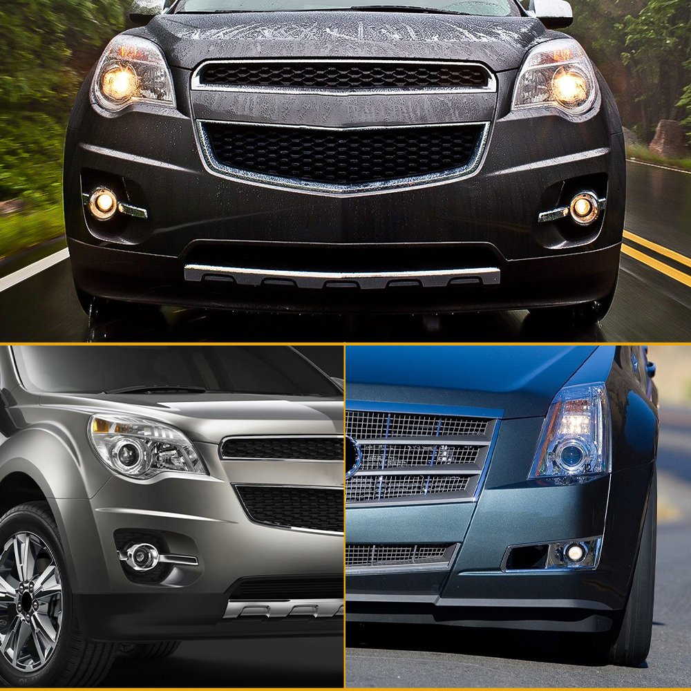 1 Pair Fog Lights Car Front Bumper White LED Front Bumper Lights For Chevrolet HHR IMPALA LIMITED Waterproof led Work Lights