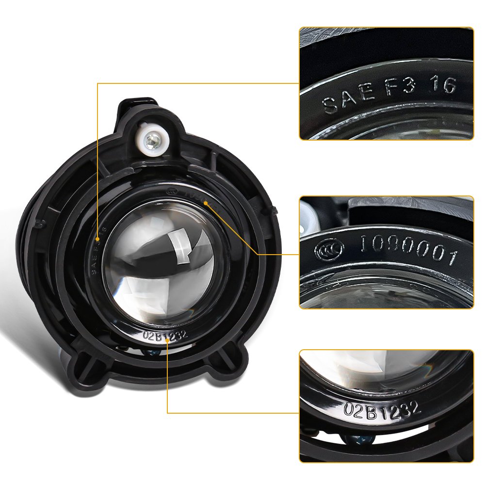 1 Pair Fog Lights Car Front Bumper White LED Front Bumper Lights For Chevrolet HHR IMPALA LIMITED Waterproof led Work Lights