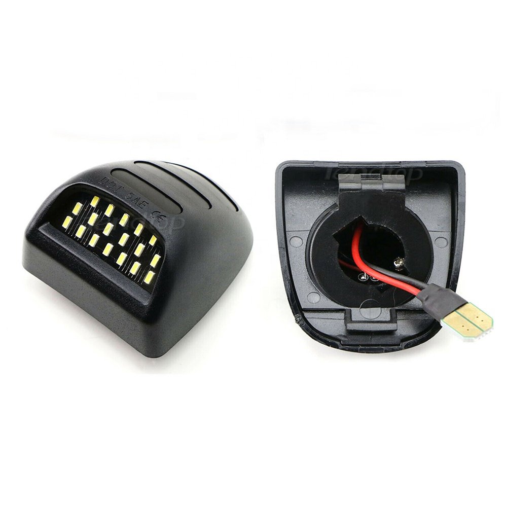 Red White LED License Number Plate Lights For Silverado Chevrolet Tahoe Suburban Avalanche Traverse GMS Cadillac tail plate lamp