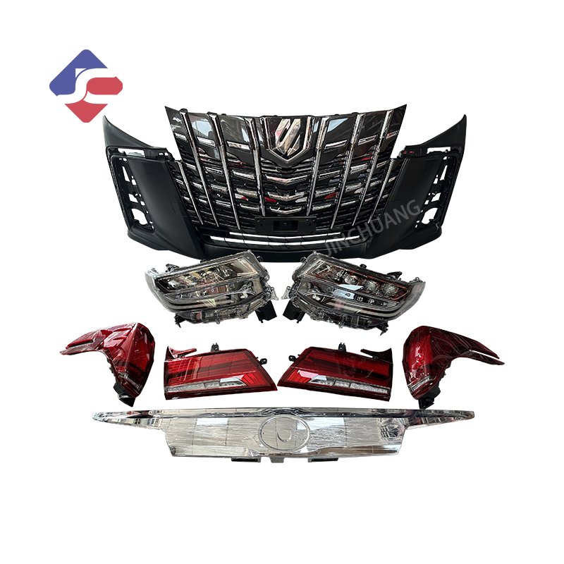 for Toyota Alphard head lamp rear light Auto parts bumper surround modify LED new Headlight assembly Running water taillight