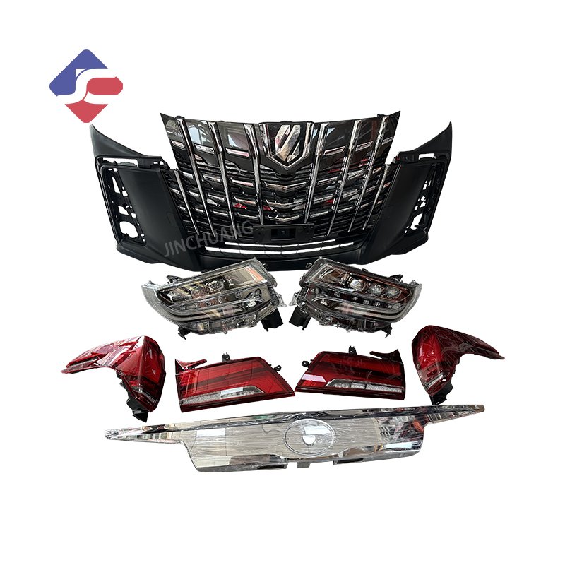 for Toyota Alphard head lamp rear light Auto parts bumper surround modify LED new Headlight assembly Running water taillight